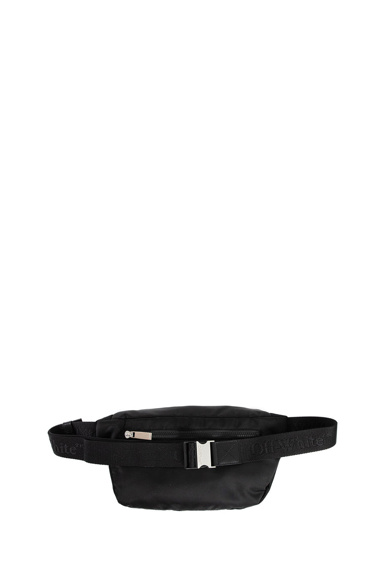 OFF-WHITE MAN BLACK FANNY PACKS