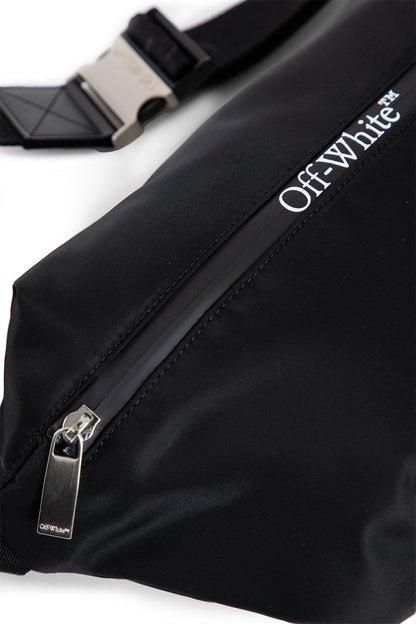 OFF-WHITE MAN BLACK FANNY PACKS