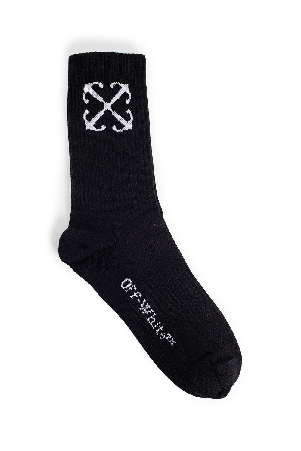 OFF-WHITE MAN BLACK SOCKS