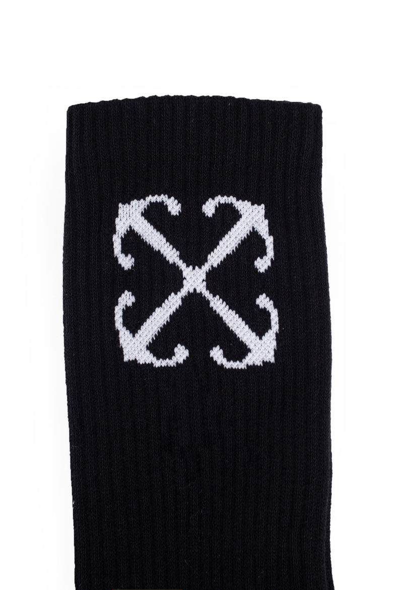 OFF-WHITE MAN BLACK SOCKS