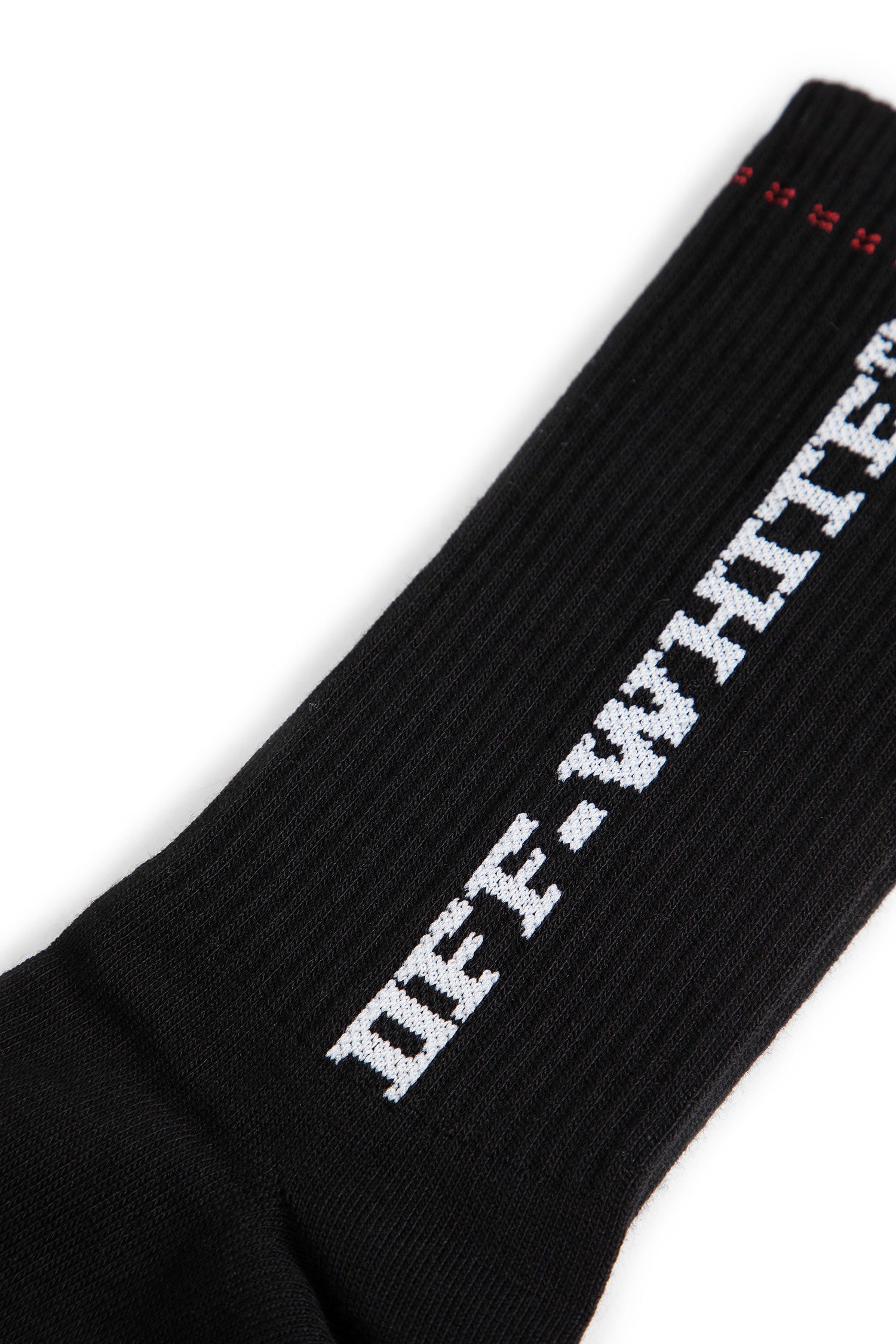 OFF-WHITE MAN BLACK SOCKS