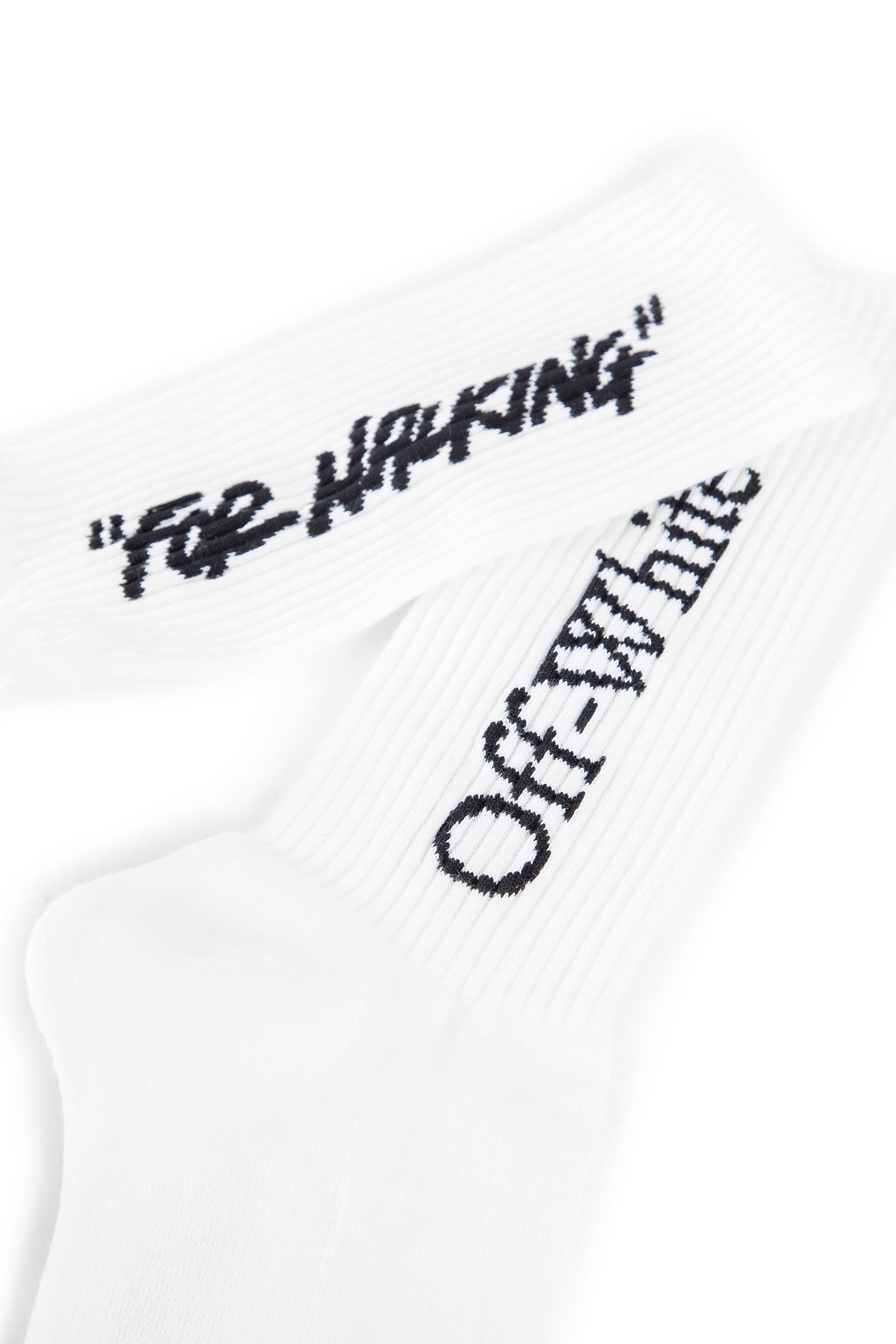 OFF-WHITE MAN WHITE SOCKS