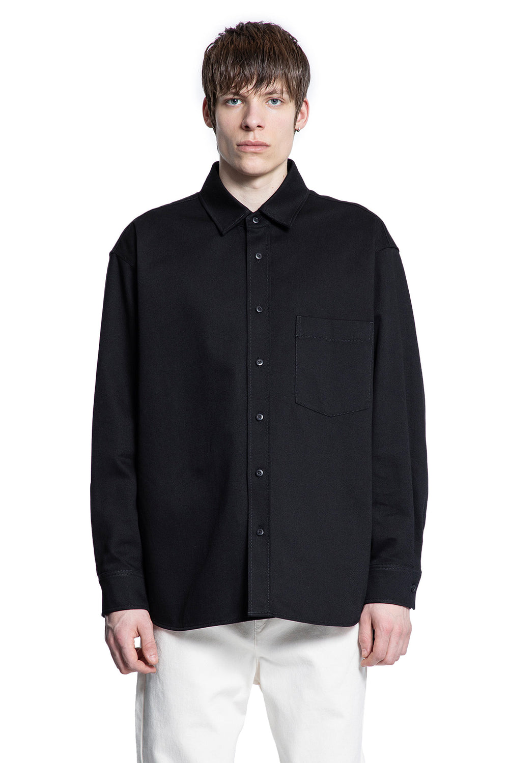 LEMAIRE MAN BLACK SHIRTS