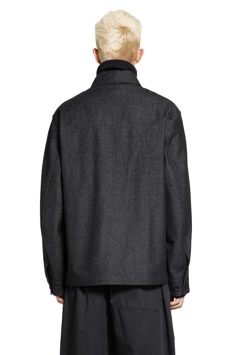 Wool Cotton Overshirt Jacket