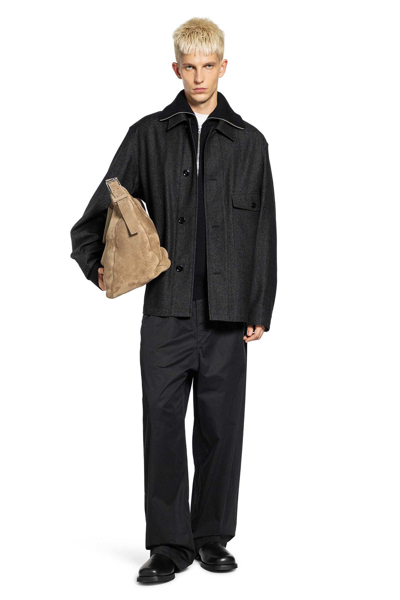 Wool Cotton Overshirt Jacket