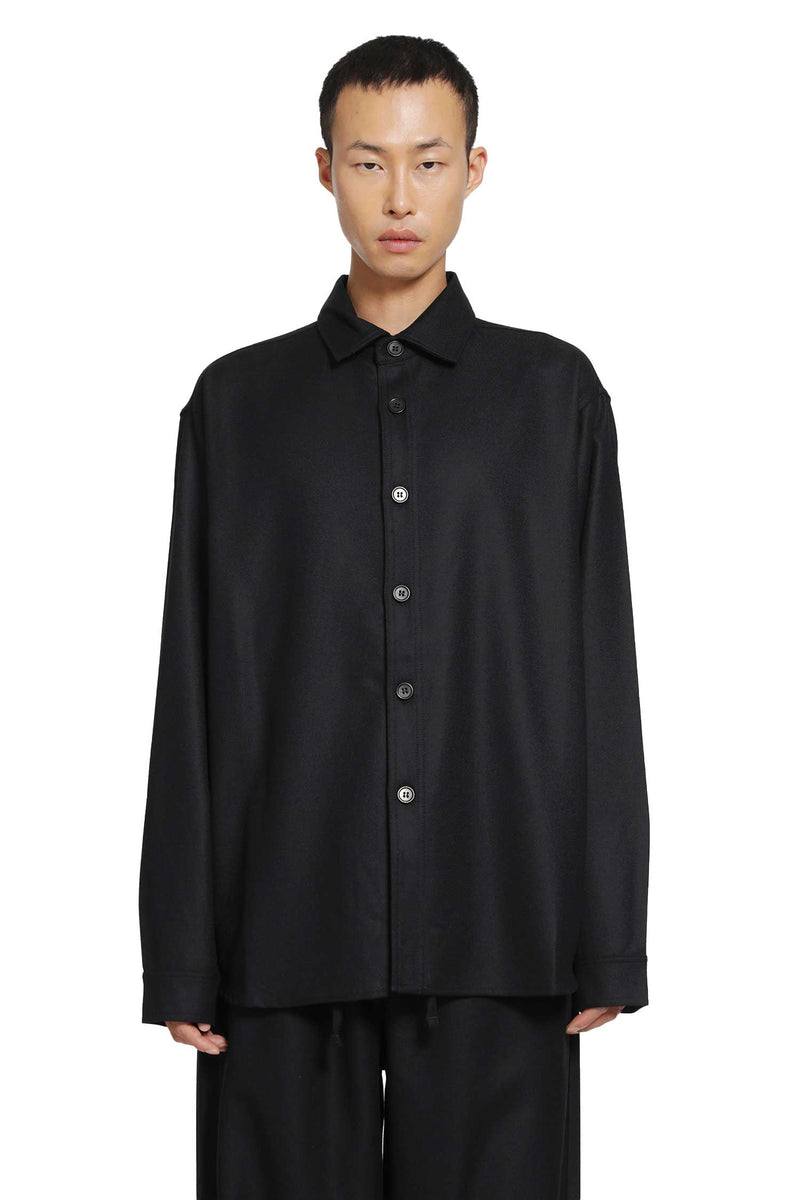 ROSE BURRITO Wool Flannel Overshirt man