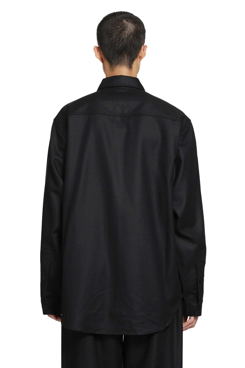 ROSE BURRITO Wool Flannel Overshirt man