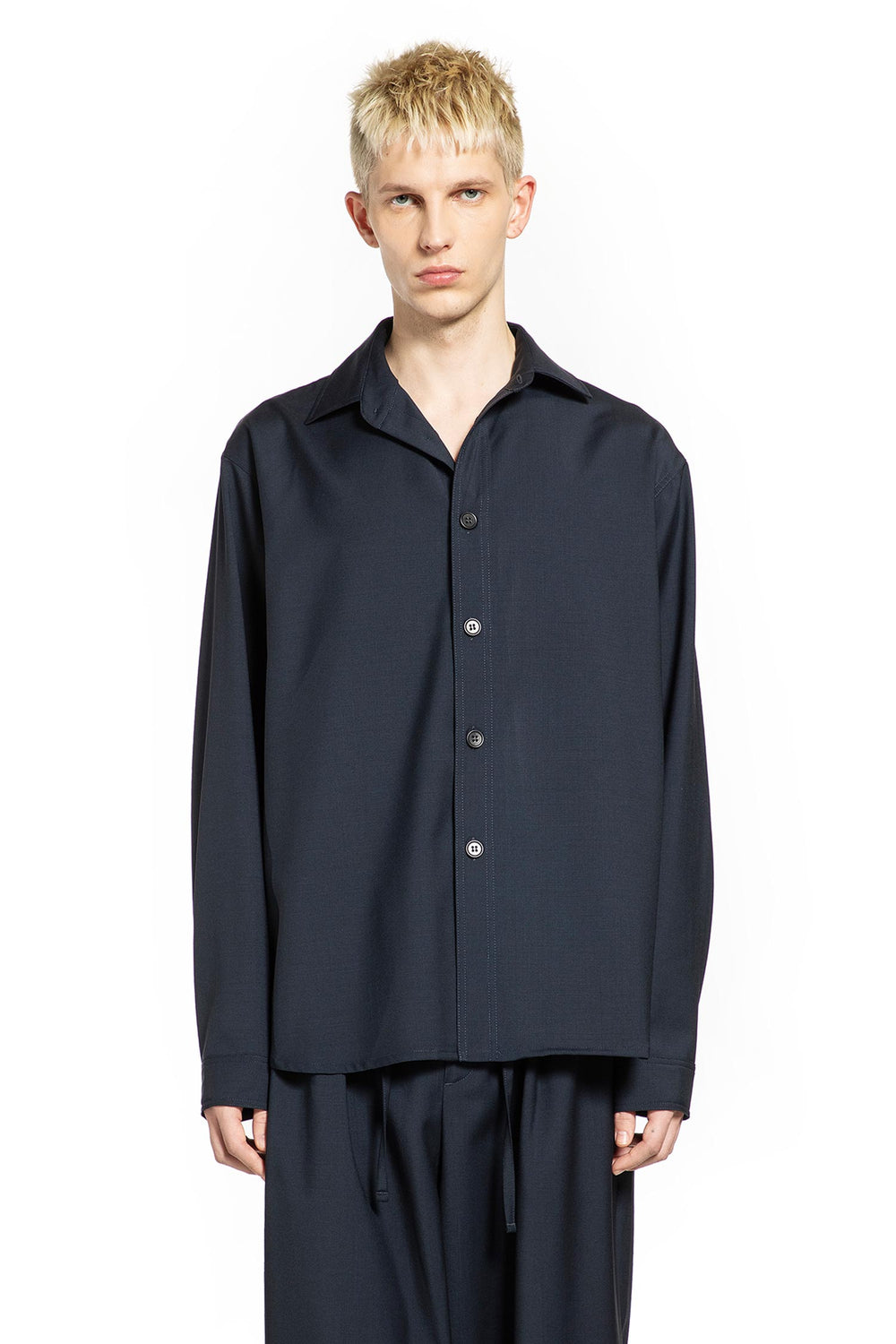 ROSE BURRITO Wool Overshirt man