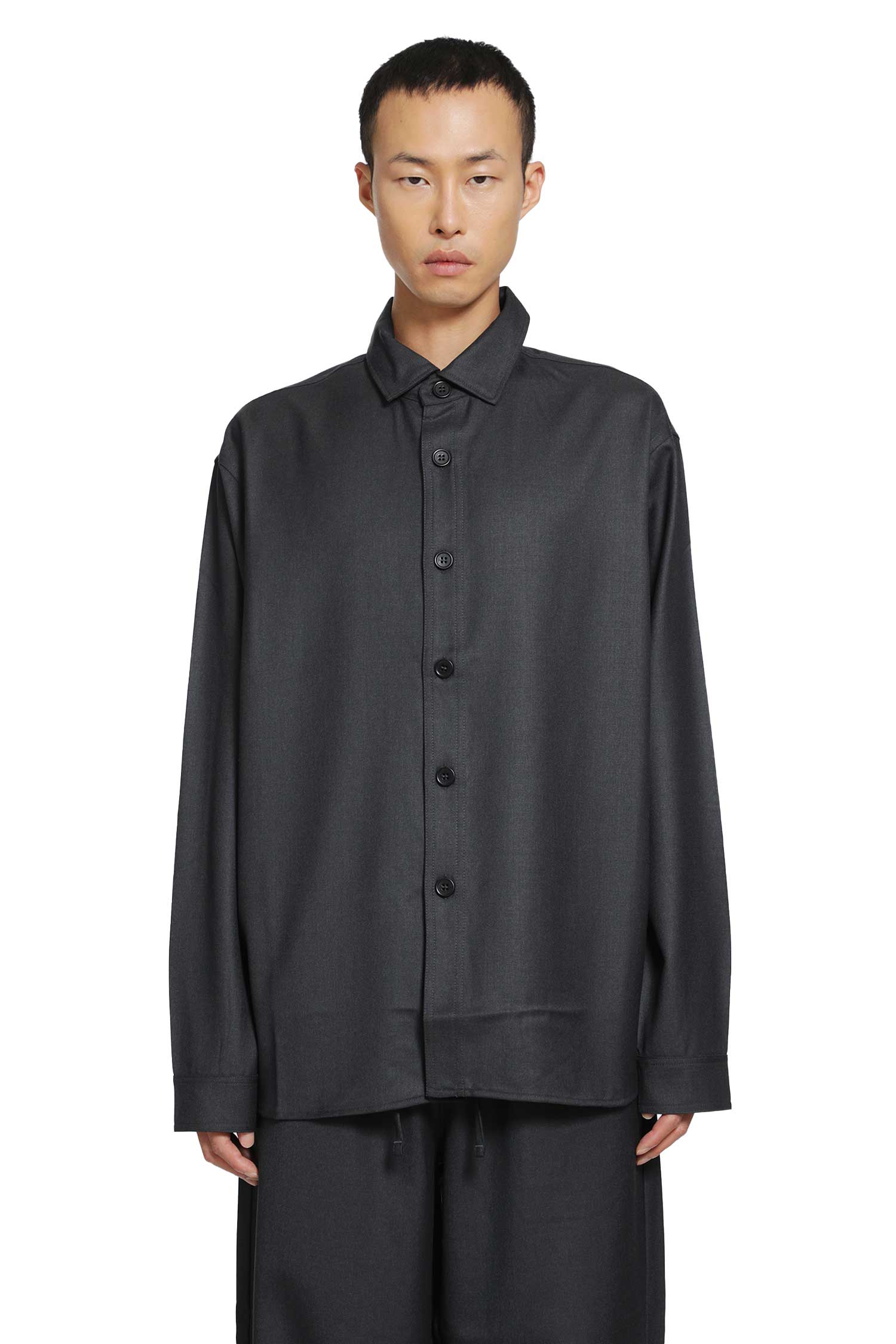ROSE BURRITO Wool Overshirt man