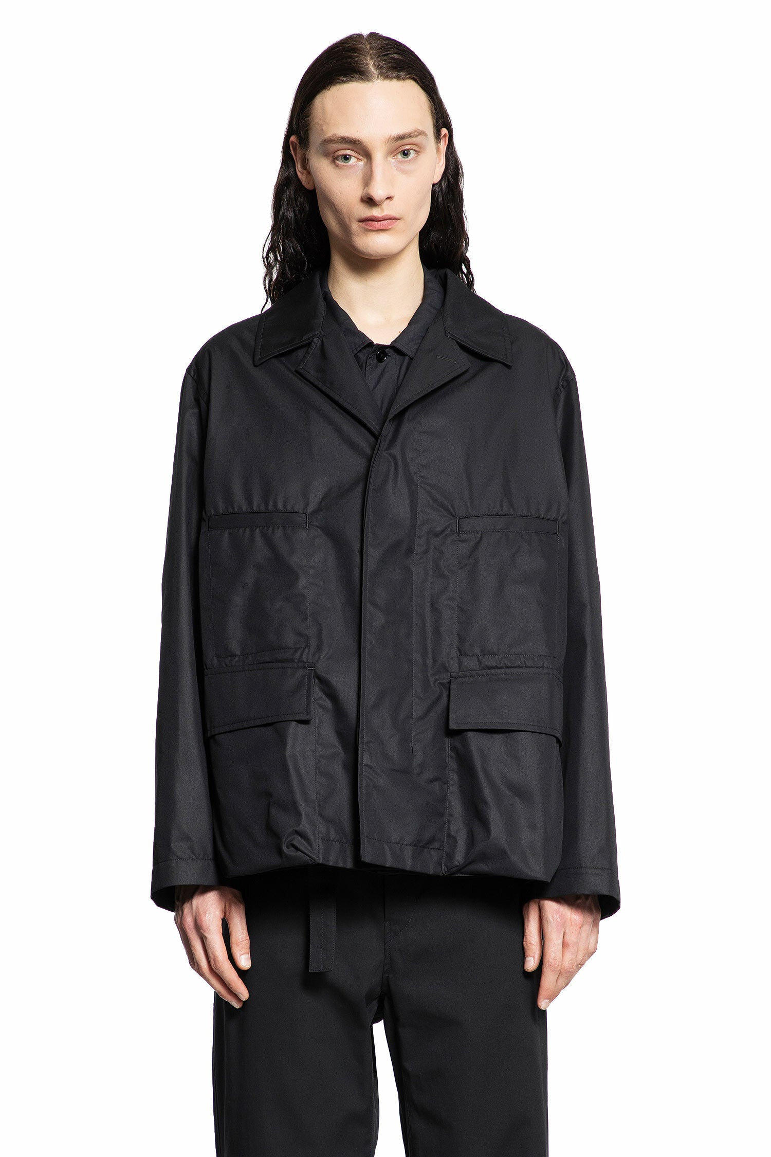 LEMAIRE MAN BLACK JACKETS