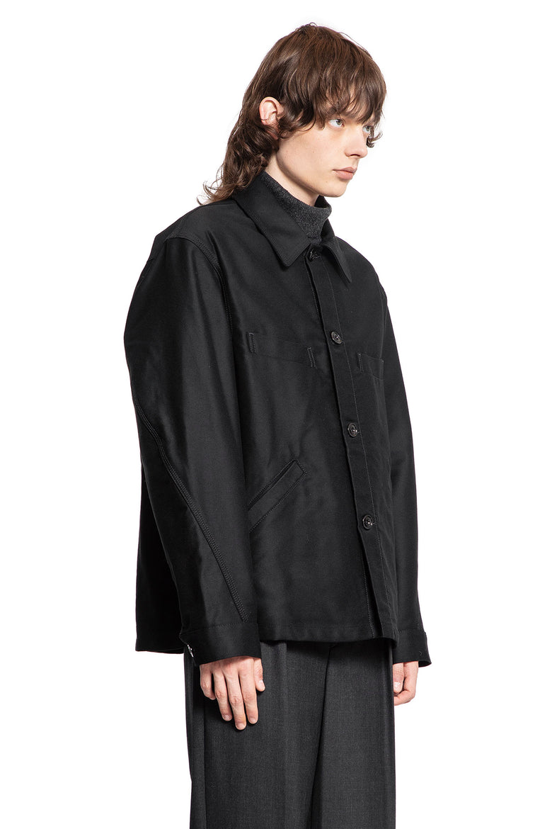 LEMAIRE MAN BLACK JACKETS