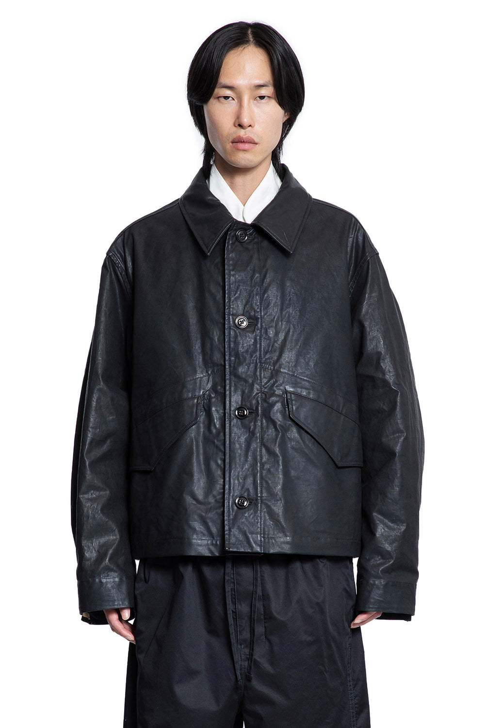 LEMAIRE MAN BLACK JACKETS