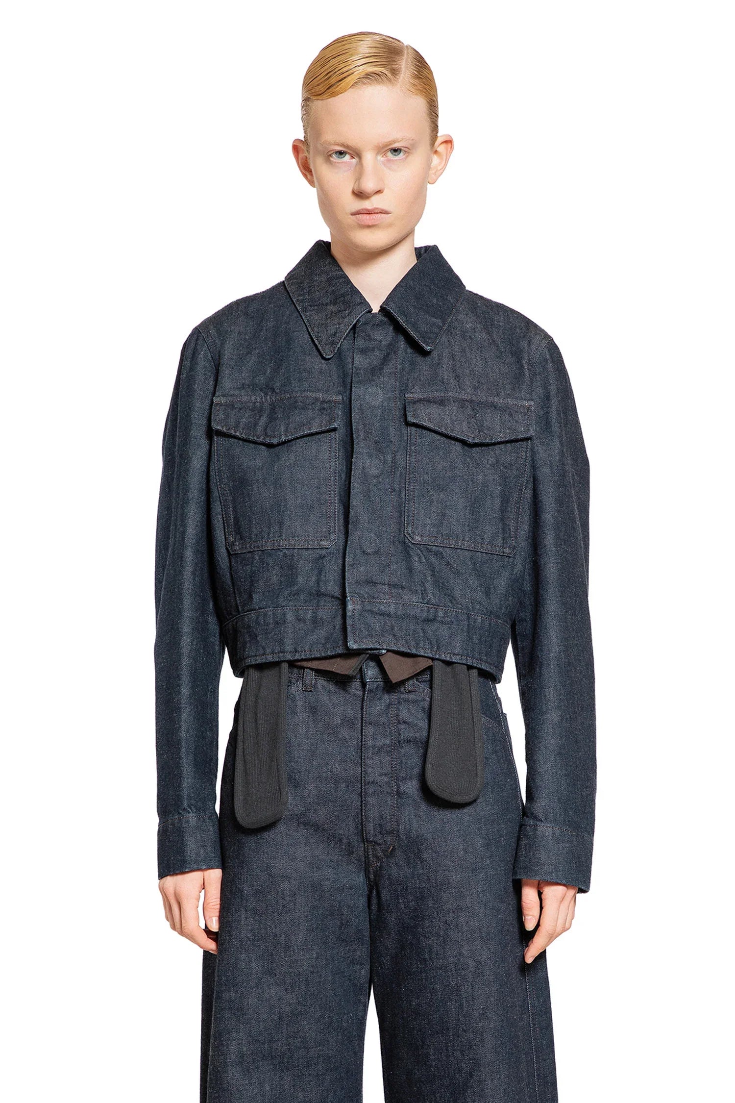 LEMAIRE WOMAN BLUE JACKETS - Antonioli.eu
