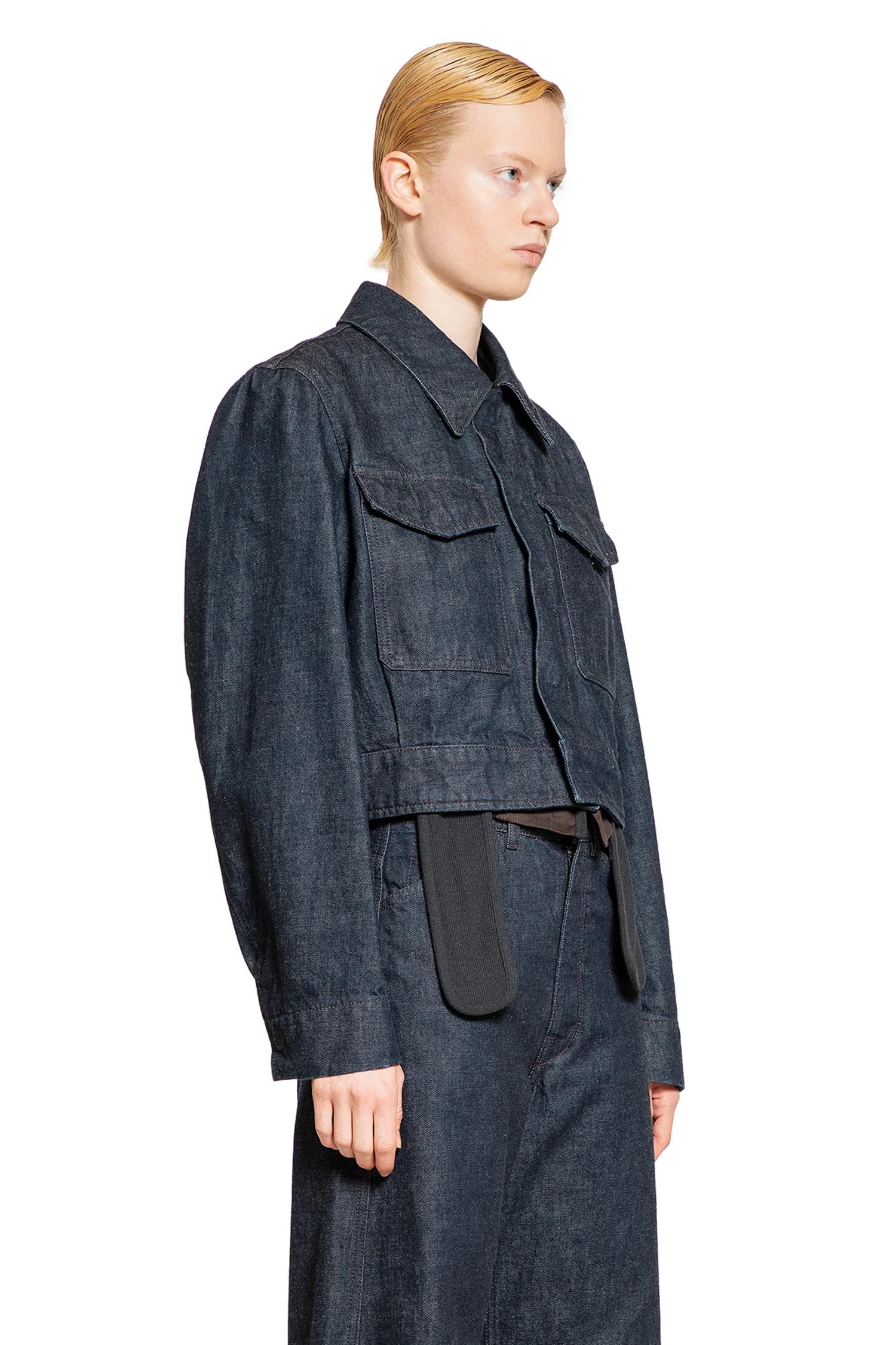LEMAIRE WOMAN BLUE JACKETS - Antonioli.eu