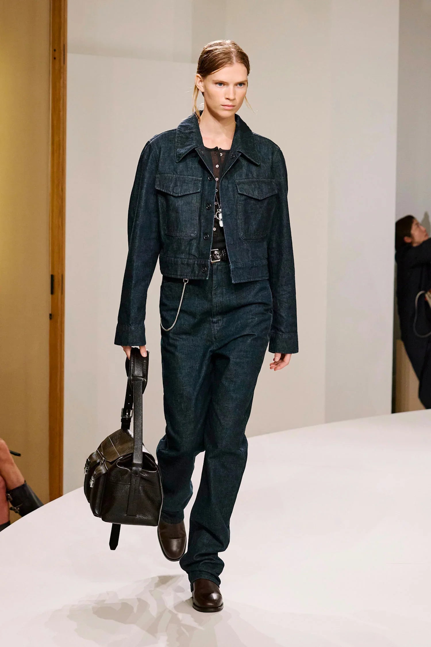 LEMAIRE WOMAN BLUE JACKETS - Antonioli.eu