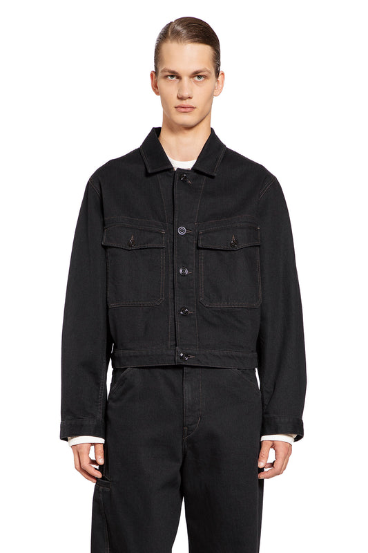 LEMAIRE MAN BLACK JACKETS