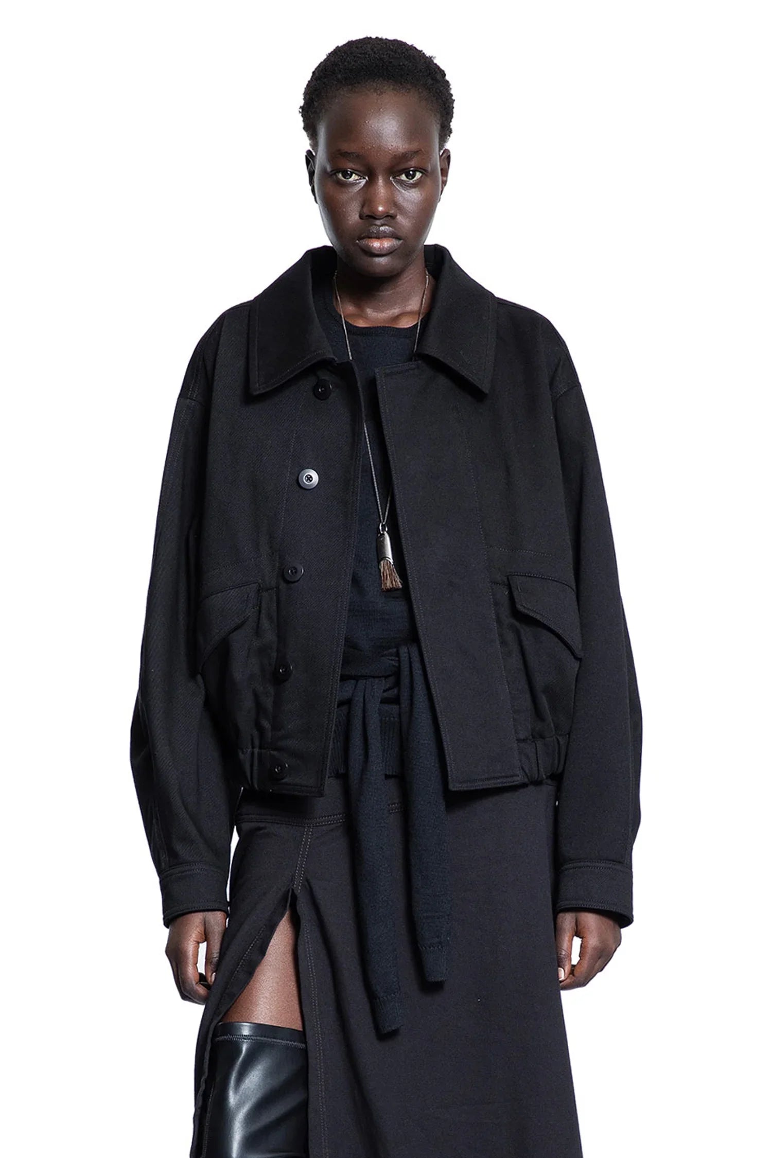 LEMAIRE WOMAN BLACK JACKETS - Antonioli.eu