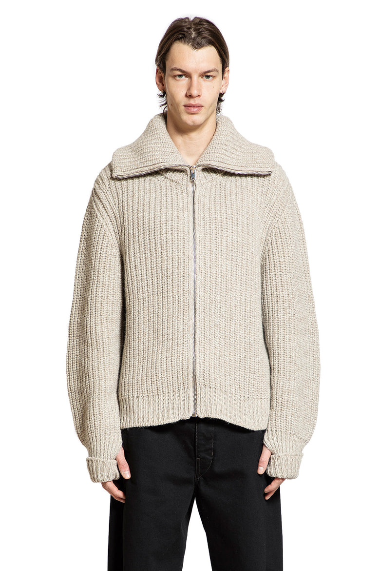 LEMAIRE MAN BEIGE KNITWEAR