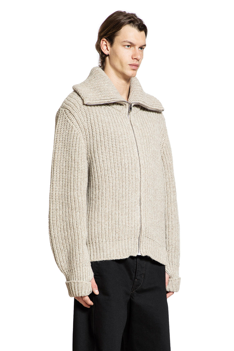 LEMAIRE MAN BEIGE KNITWEAR