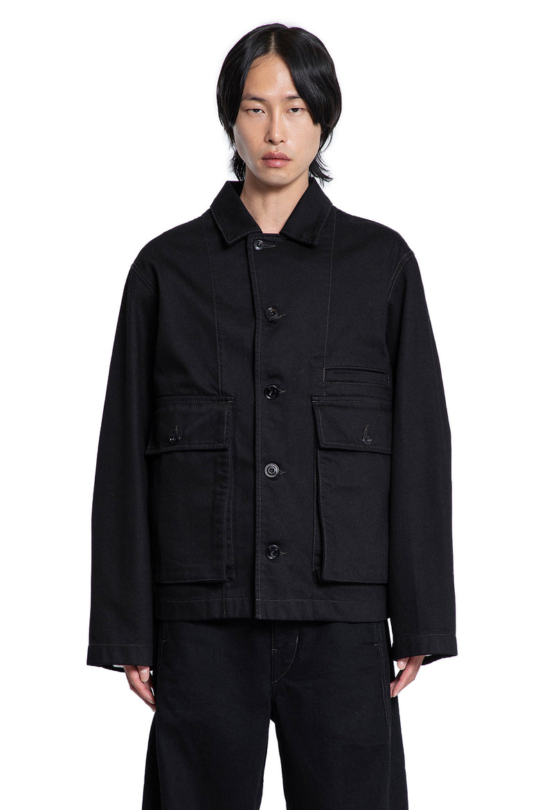 LEMAIRE MAN BLACK JACKETS