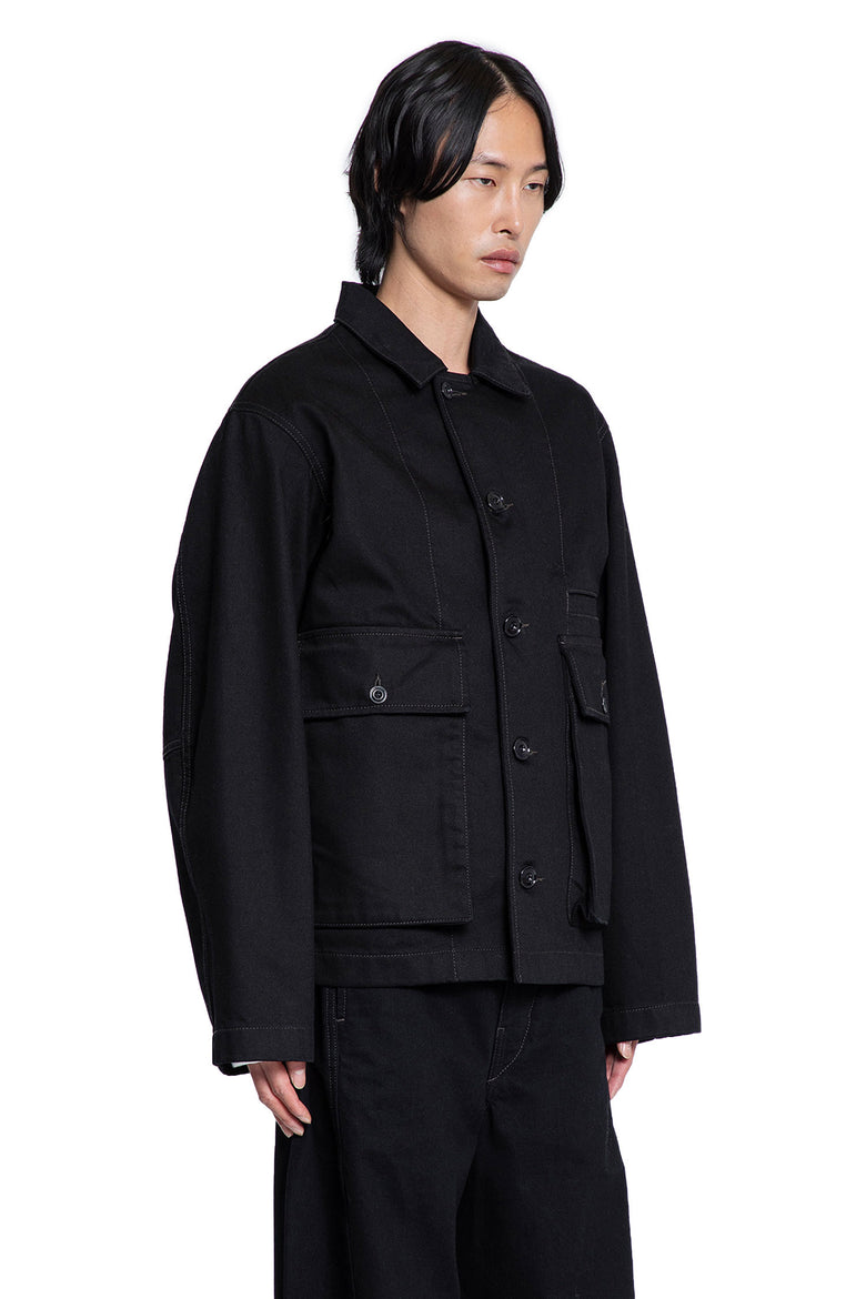 LEMAIRE MAN BLACK JACKETS