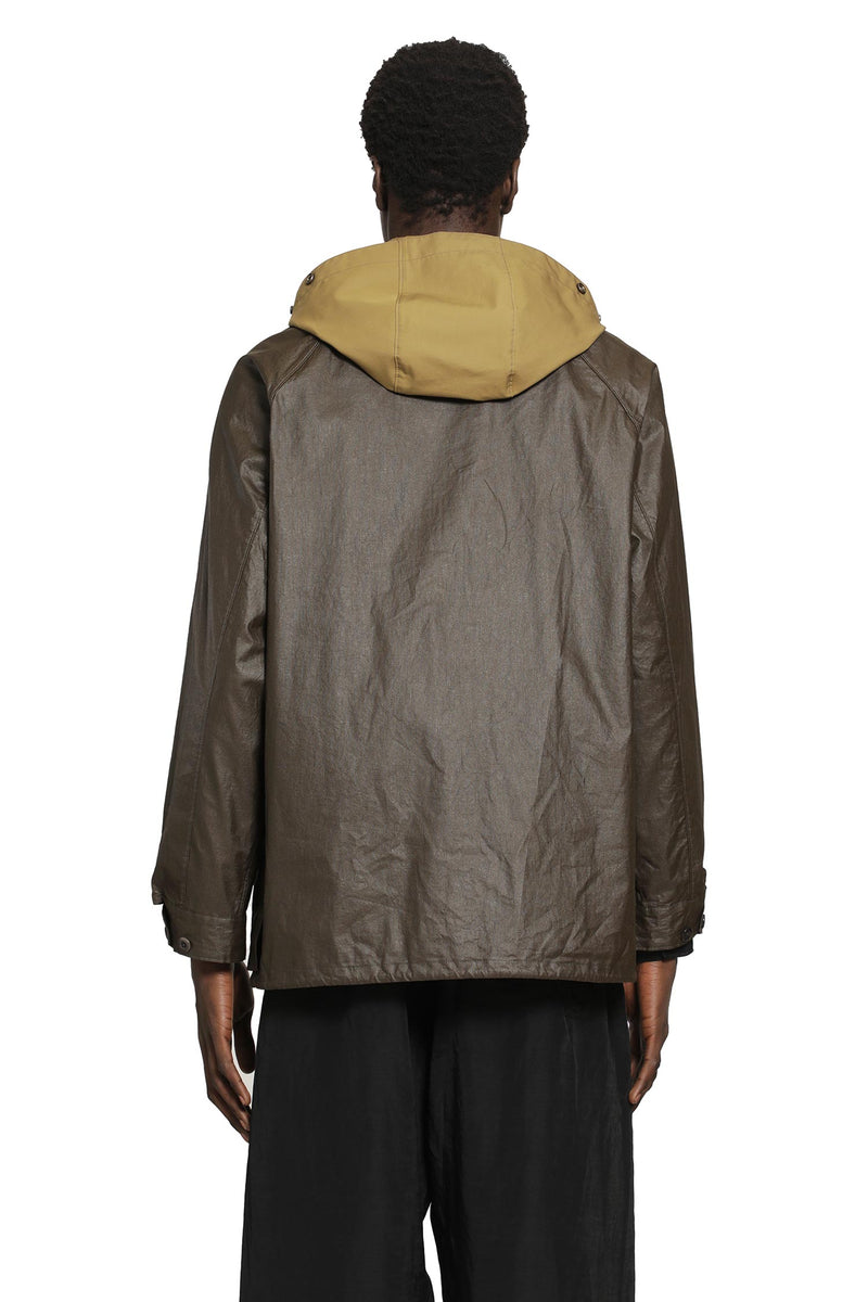 LEMAIRE Coated Technical Linen Rain Jacket man