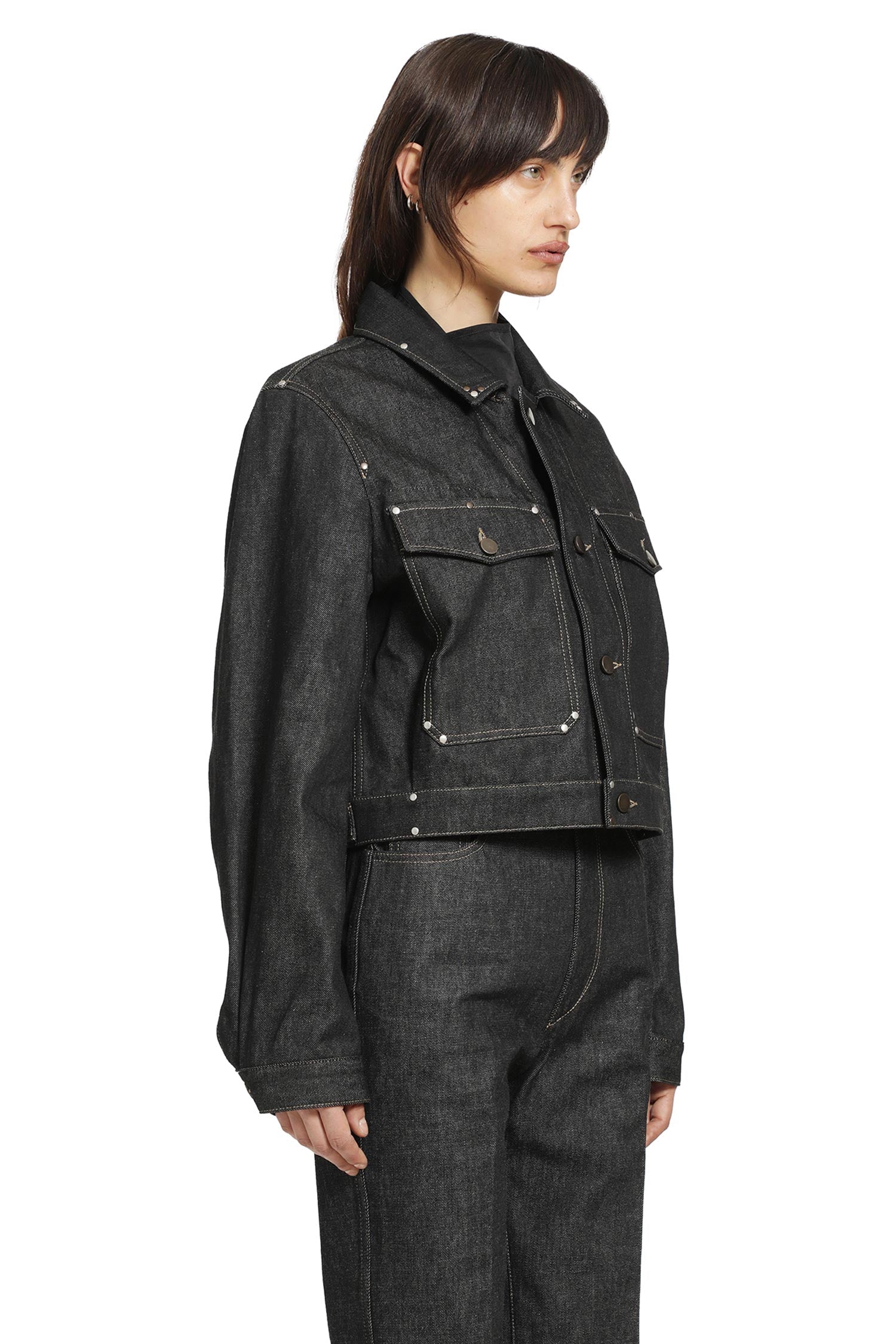 LEMAIRE Denim Studded Jacket woman