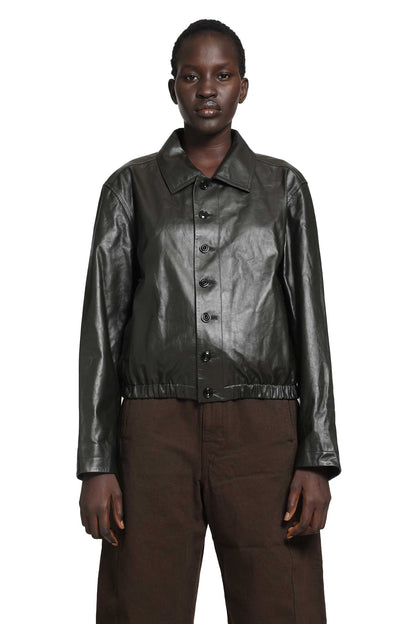 Soft Leather Blouson Jacket