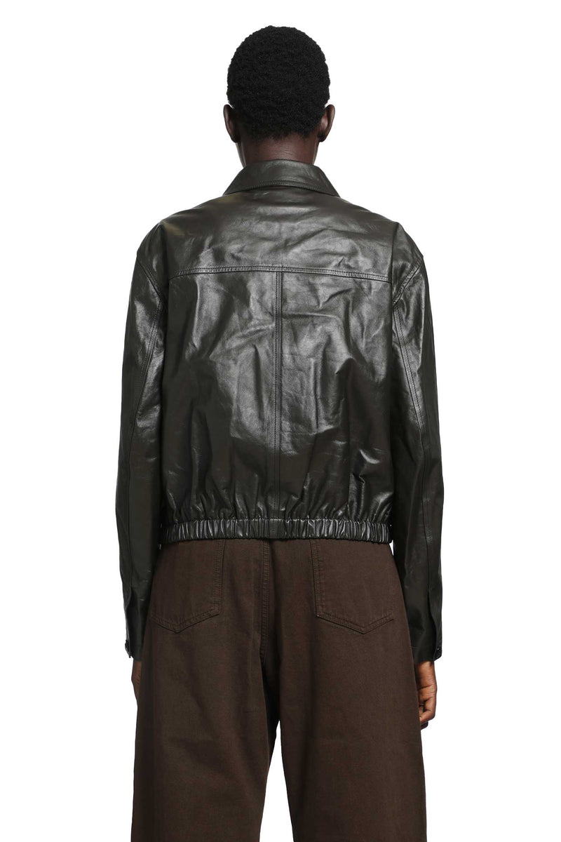 LEMAIRE Soft Leather Blouson Jacket woman