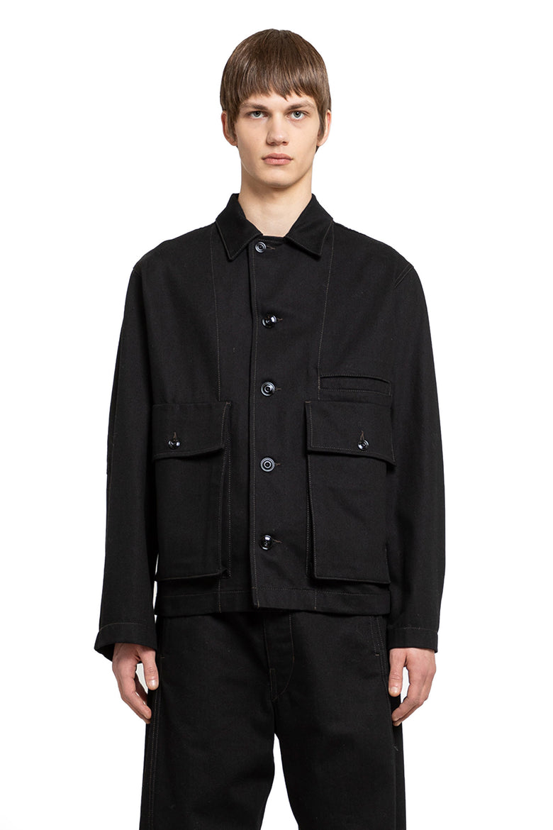 LEMAIRE MAN BLACK JACKETS