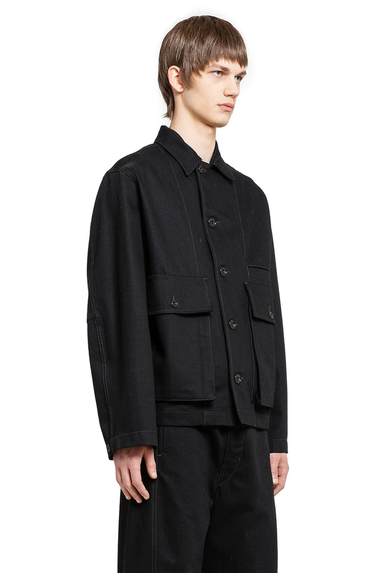 LEMAIRE MAN BLACK JACKETS