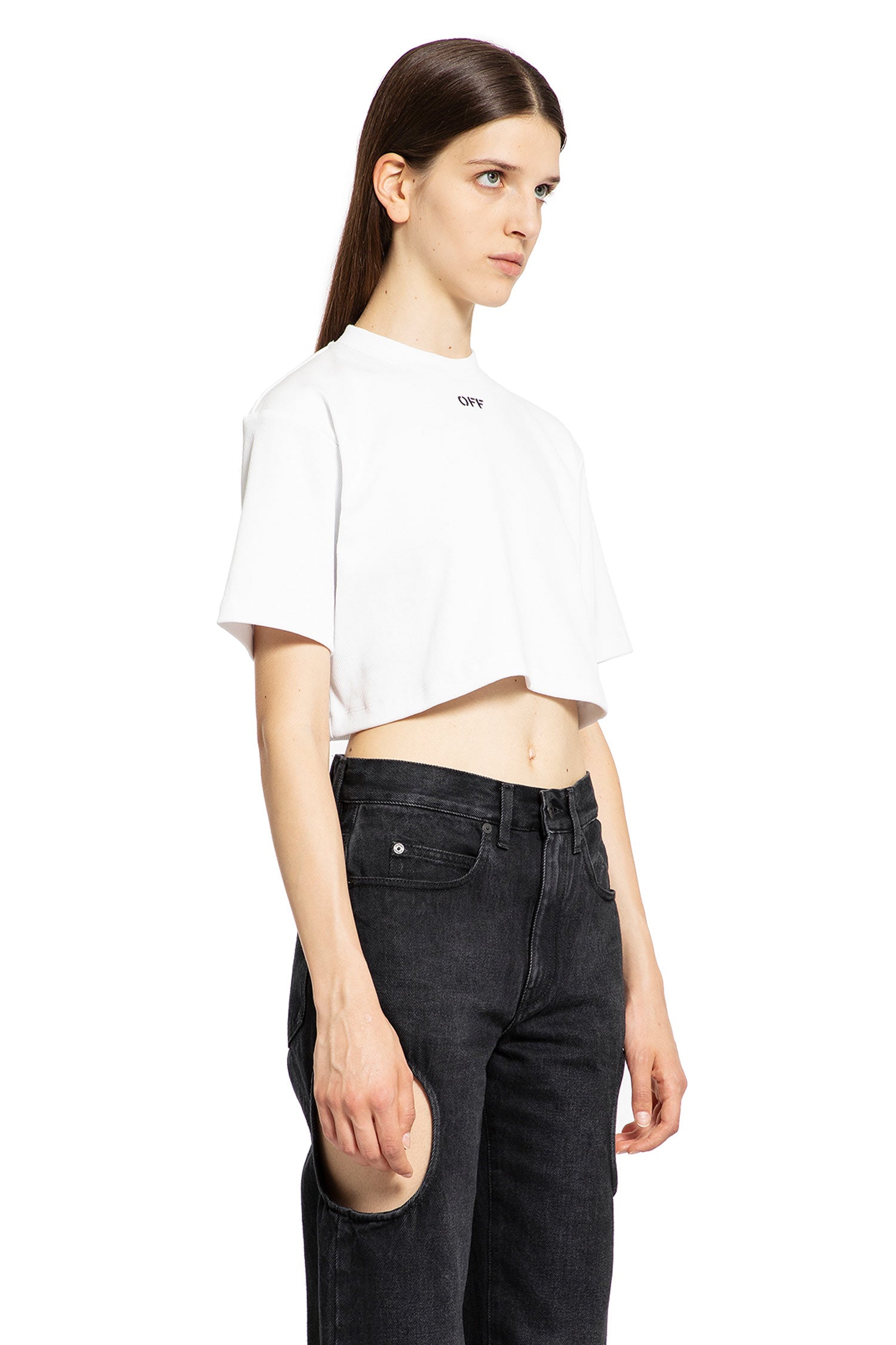 OFF-WHITE WOMAN WHITE T-SHIRTS