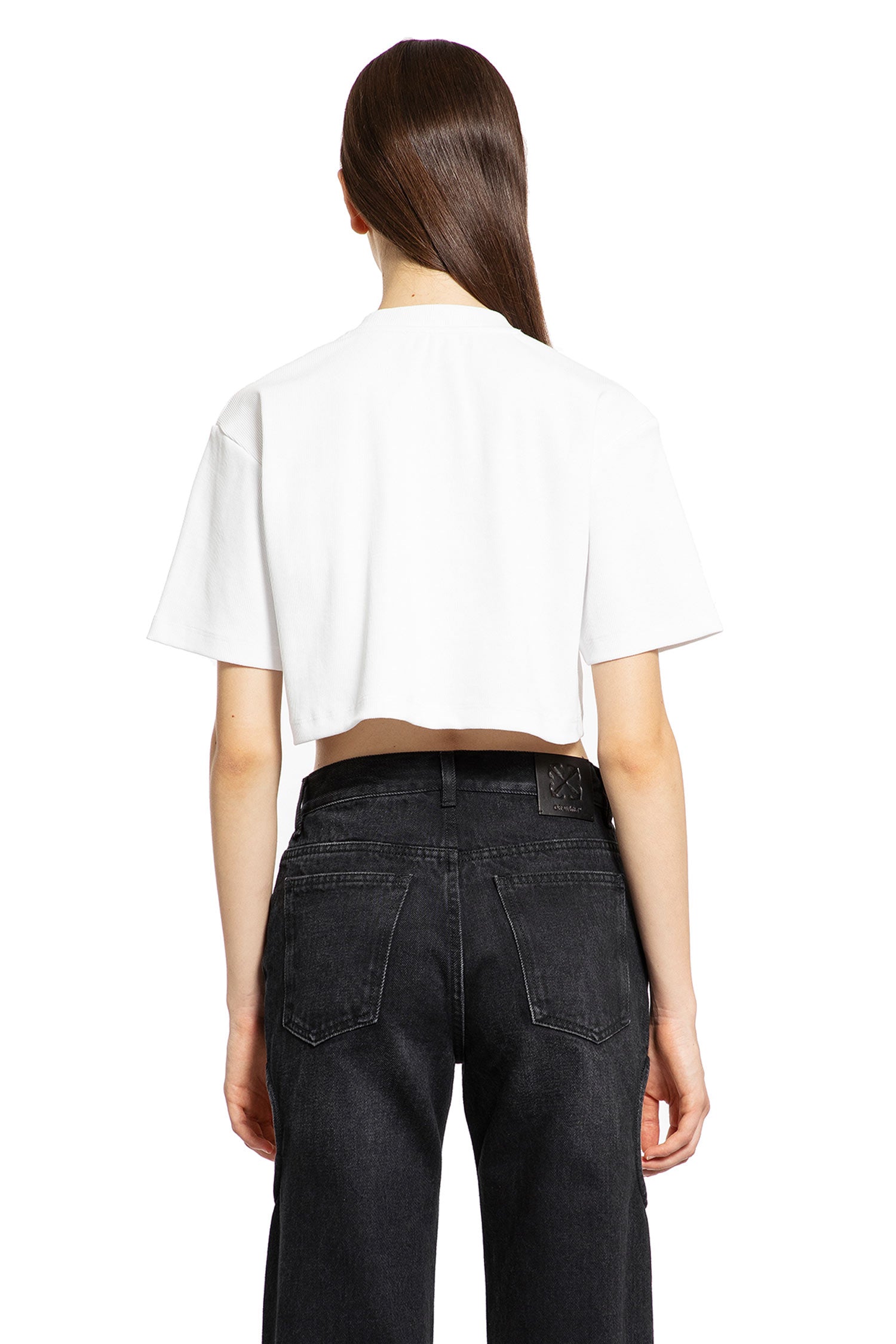 OFF-WHITE WOMAN WHITE T-SHIRTS & TANK TOPS