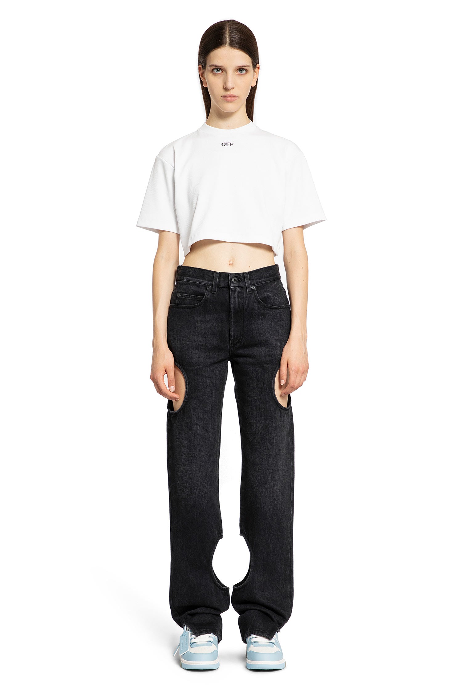 OFF-WHITE WOMAN WHITE T-SHIRTS