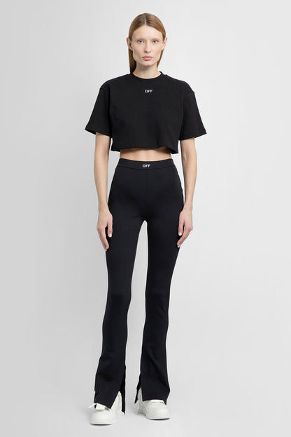 OFF-WHITE WOMAN BLACK T-SHIRTS & TANK TOPS