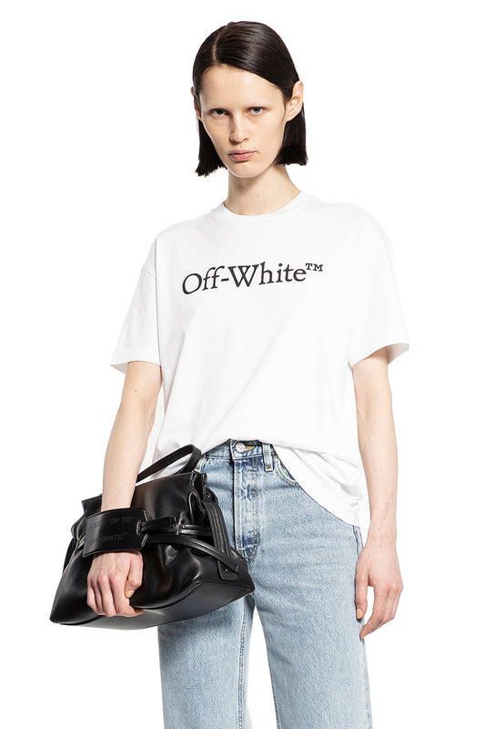 OFF-WHITE WOMAN WHITE T-SHIRTS & TANK TOPS