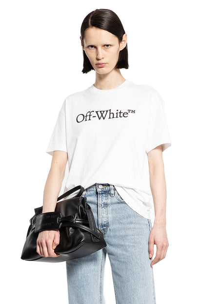 Antonioli OFF-WHITE WOMAN WHITE T-SHIRTS & TANK TOPS