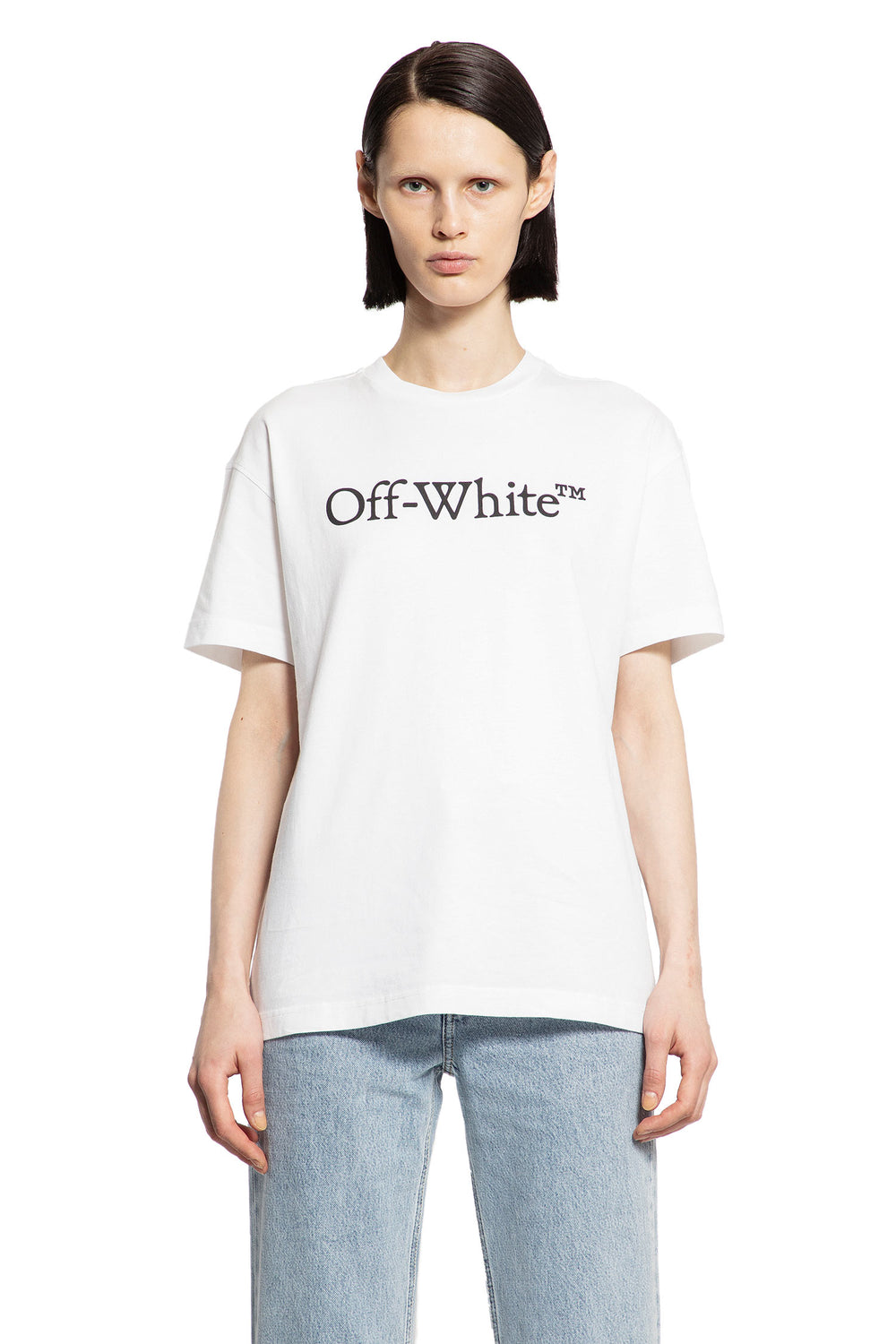 OFF-WHITE WOMAN WHITE T-SHIRTS & TANK TOPS