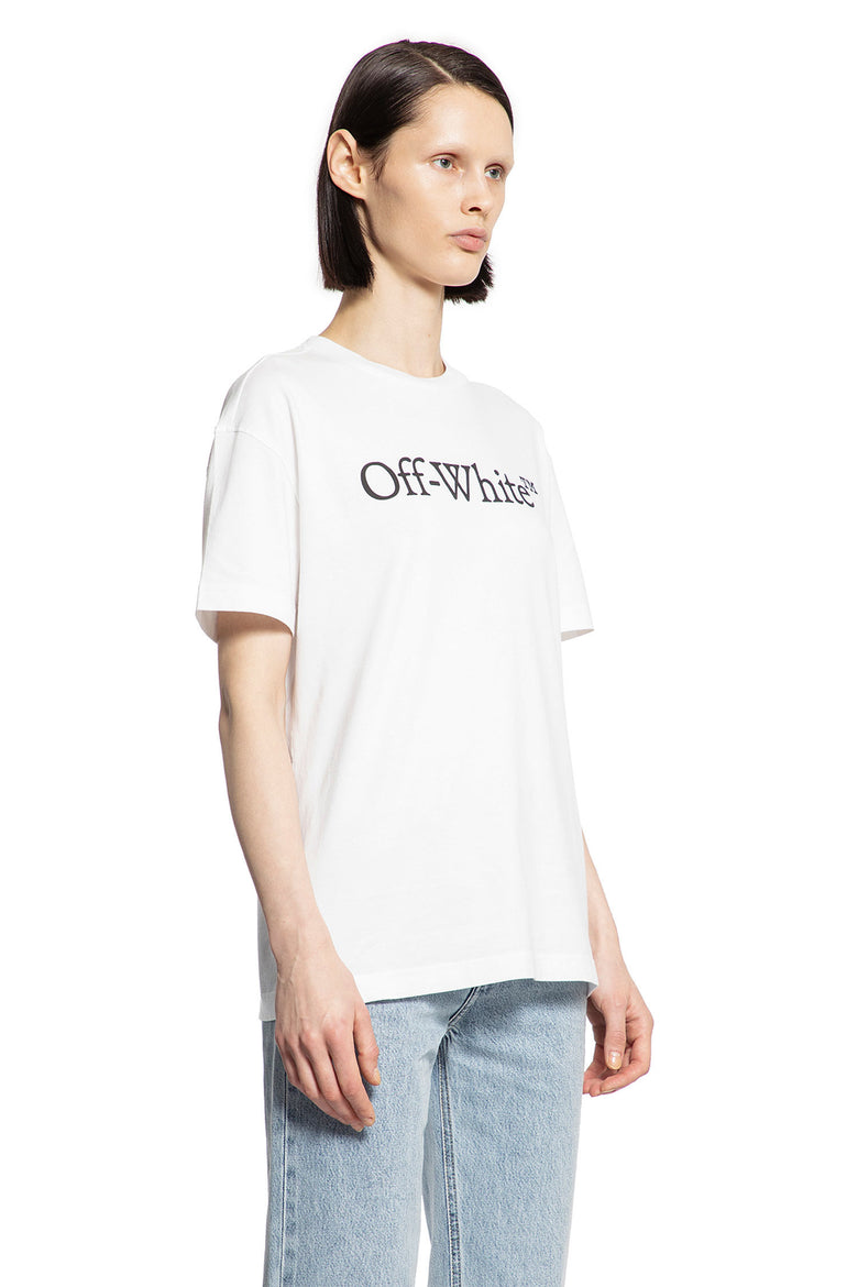 OFF-WHITE WOMAN WHITE T-SHIRTS & TANK TOPS