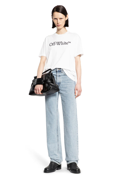 OFF-WHITE WOMAN WHITE T-SHIRTS & TANK TOPS