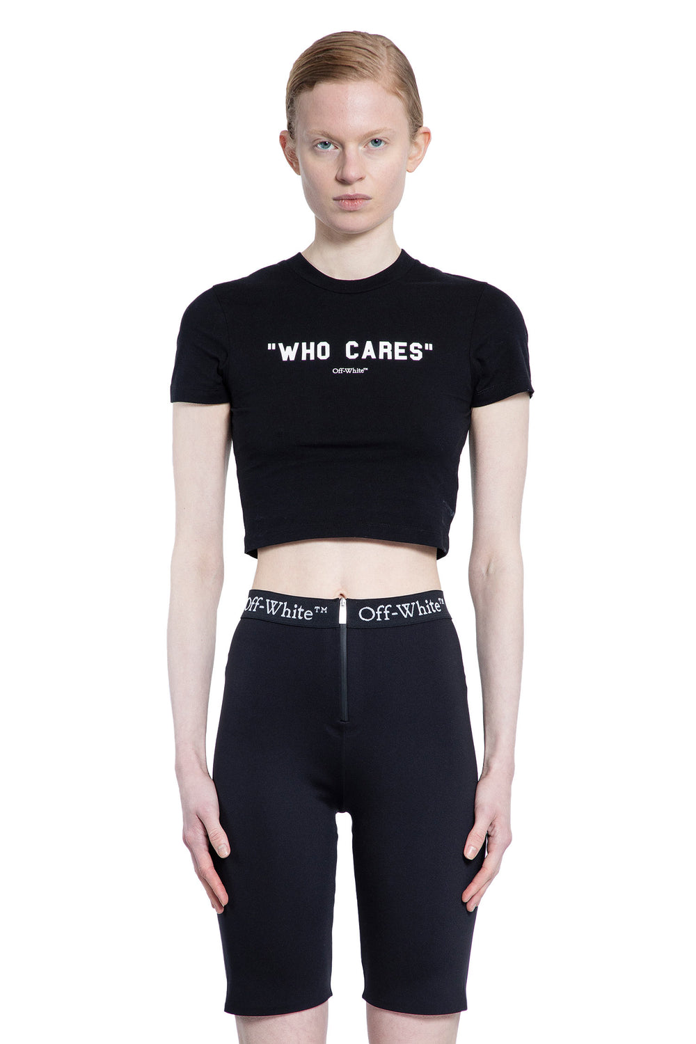 OFF-WHITE WOMAN BLACK TOPS