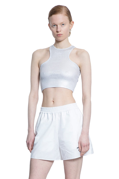 OFF-WHITE WOMAN SILVER TOPS