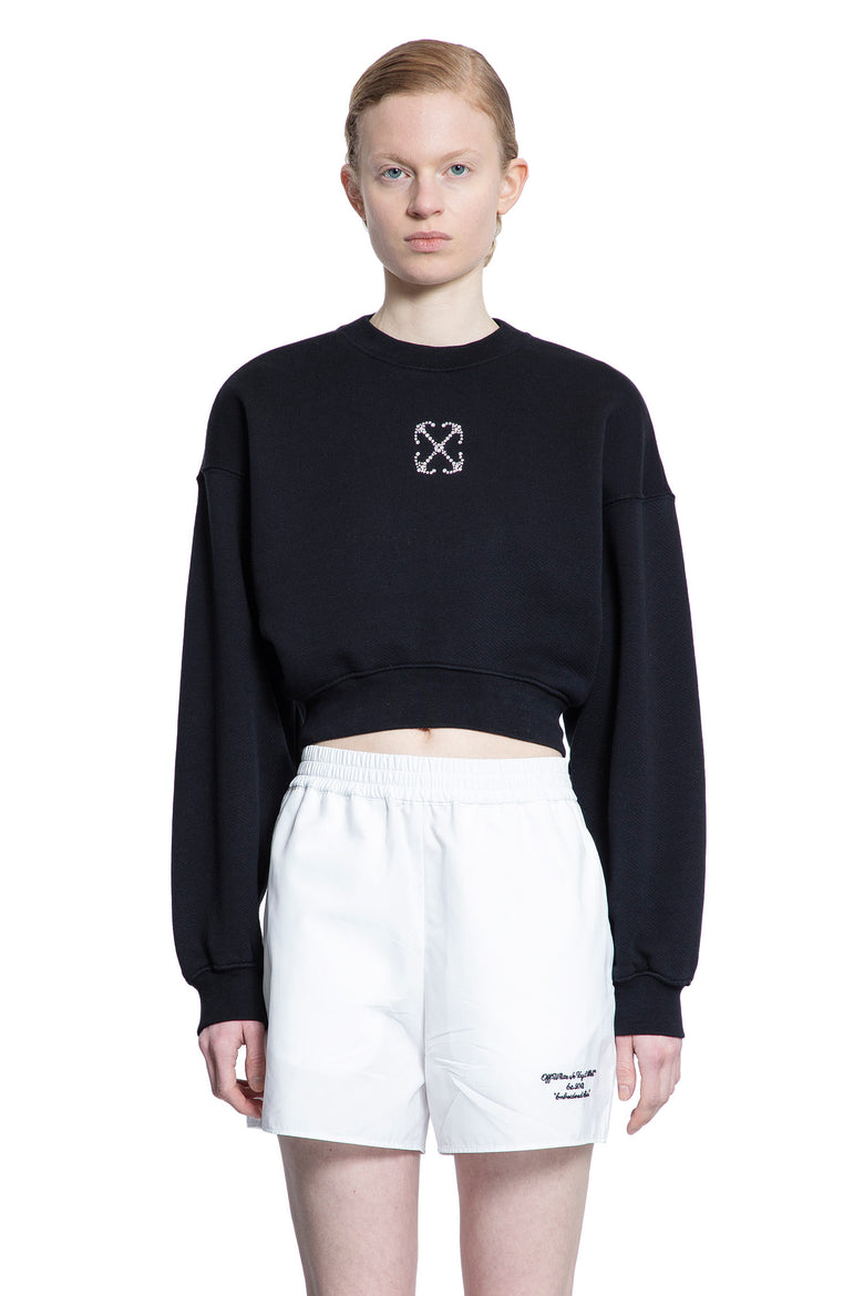 OFF-WHITE WOMAN BLACK SWEATSHIRTS