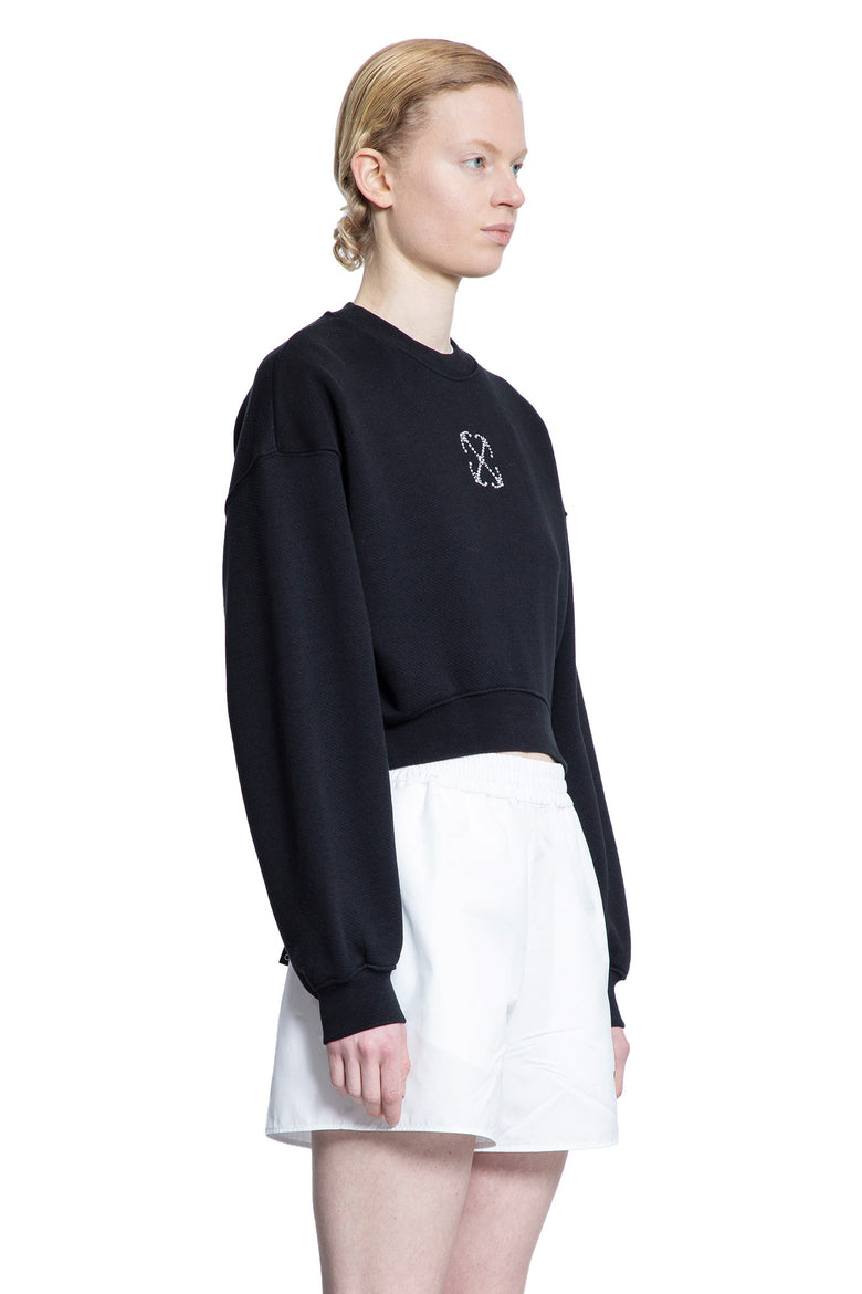 OFF-WHITE WOMAN BLACK SWEATSHIRTS