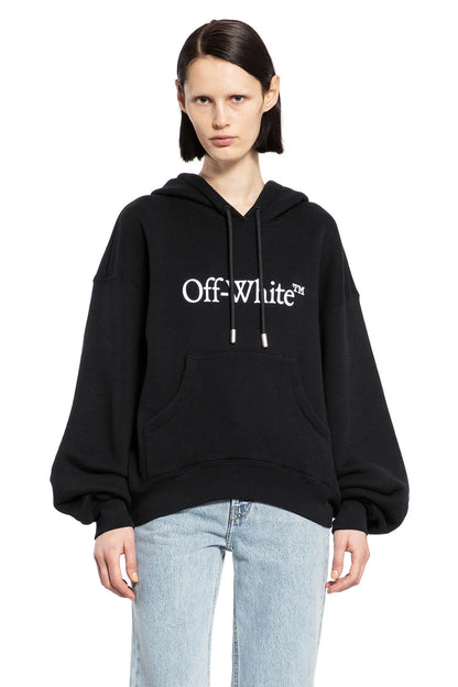 Antonioli OFF-WHITE WOMAN BLACK SWEATSHIRTS