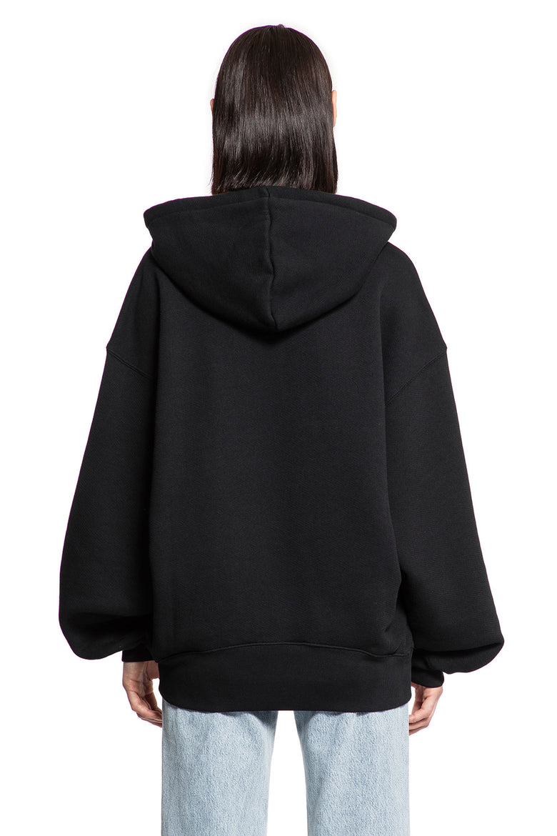 OFF-WHITE WOMAN BLACK SWEATSHIRTS