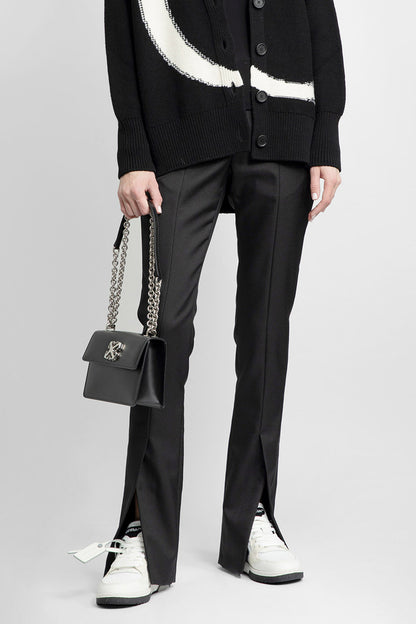 Antonioli OFF-WHITE WOMAN BLACK TROUSERS