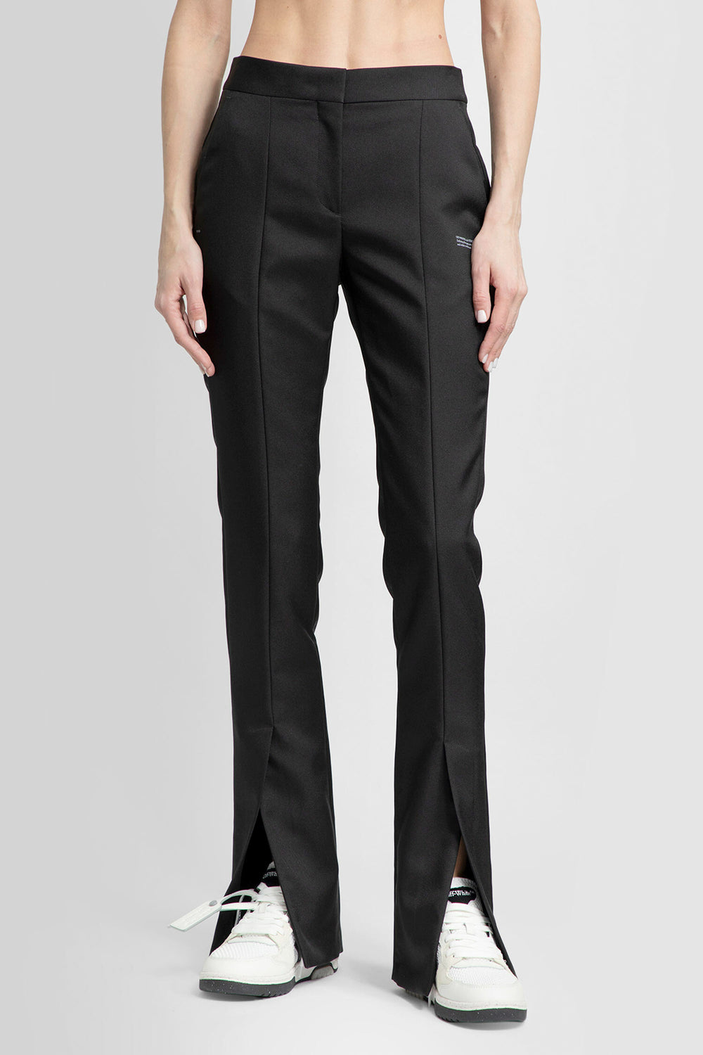 OFF-WHITE WOMAN BLACK TROUSERS