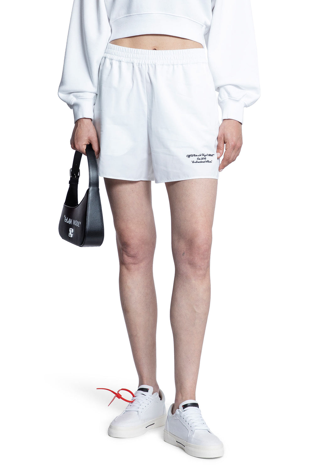 OFF-WHITE WOMAN WHITE SHORTS