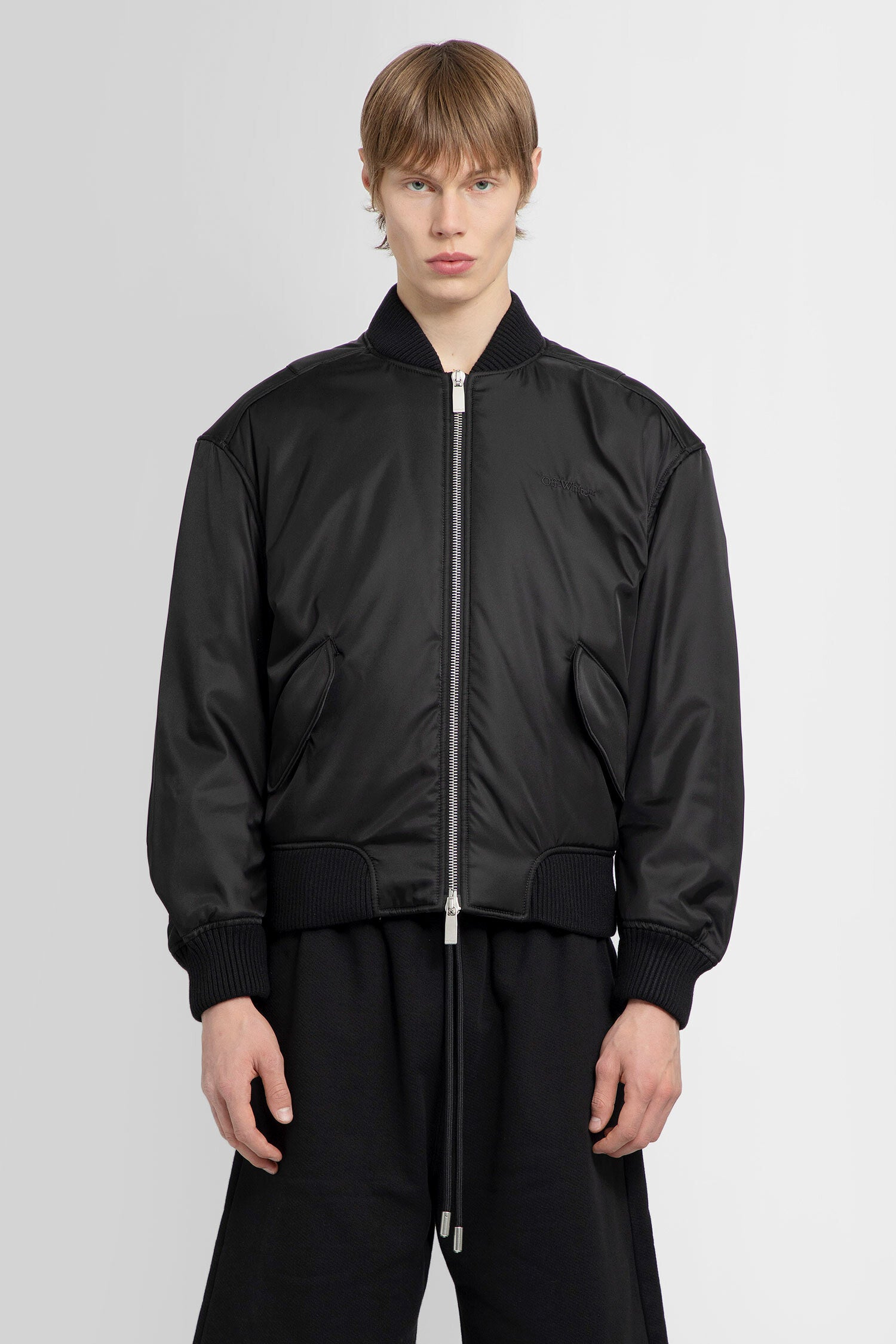 Off-White Black Ny Gab Bomber Jacket